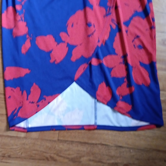 Bokd Elements Red & Blue Cut- to-Curve Tank Dress ■ Size XS - Picture 6 of 10